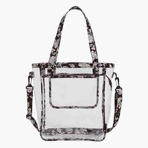 Clear Vera Bradley tote